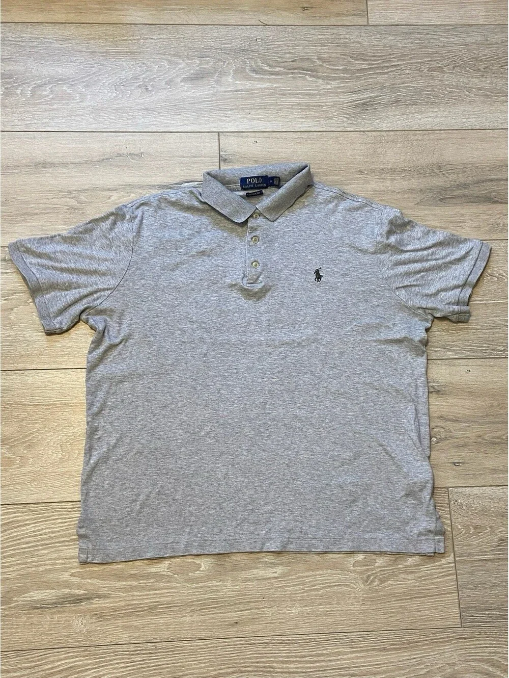 Polo Ralph Lauren Short Sleeve Polo Shirt Men’s M Gray Grey